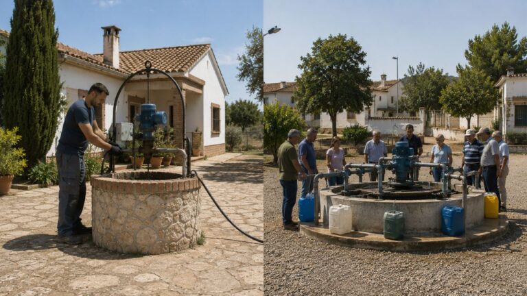 diferencias entre pozos comunitarios vs pozos individuales
